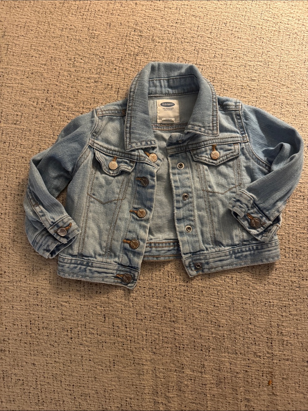 Old Navy Faded Blue Denim Jacket for Kids